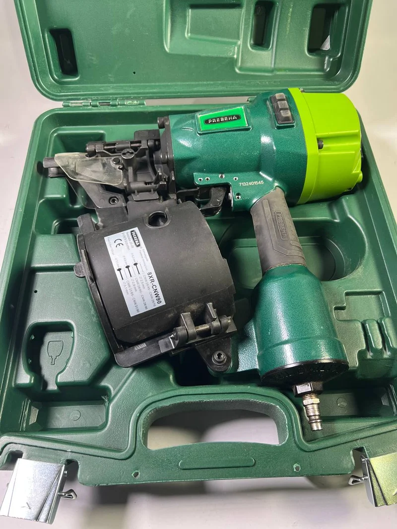 Prebena 8XR-CNW90 Coilnagler Druckluftnagler im Transportkoffer - Gebraucht