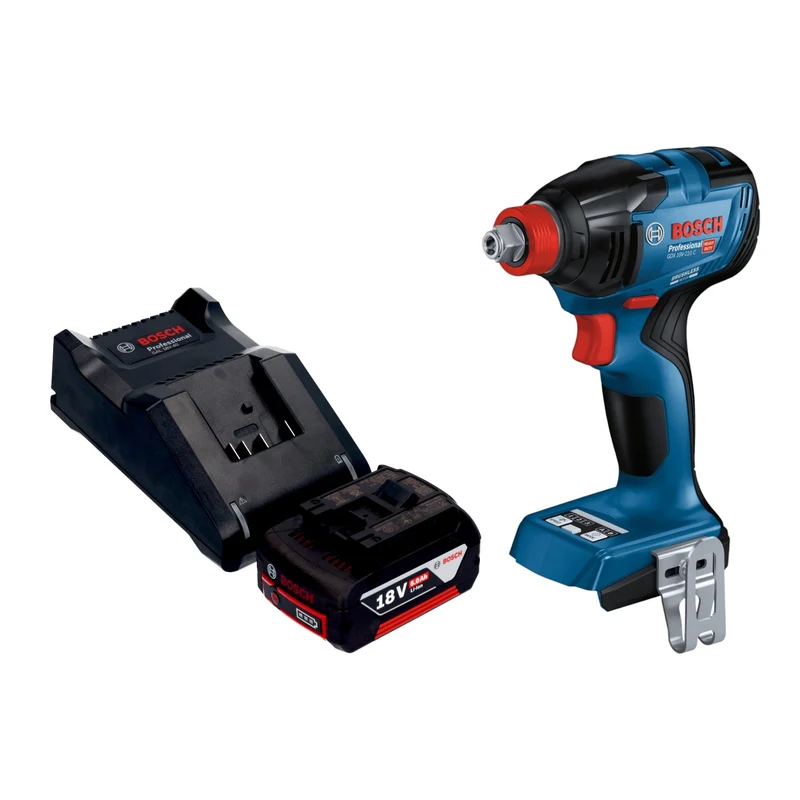 Bosch GDX 18V-210 C Professional Akku Drehschlagschrauber 18 V 210 Nm Brushless + 1x Akku 5,0 Ah + Ladegerät