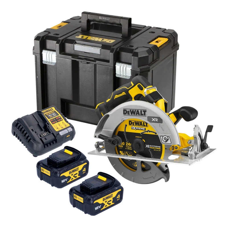 DeWalt DCS 573 M2T Akku Handkreissäge 18 V 190 x 30 mm Brushless + 2x Akku 4,0 Ah + Ladegerät + TSTAK