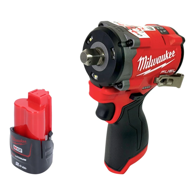 Milwaukee M12 FCIWP12G3-201 Akku Schlagschrauber 12 V 542 Nm 1/2" Brushless + 1x Akku 2,0 Ah - ohne Ladegerät