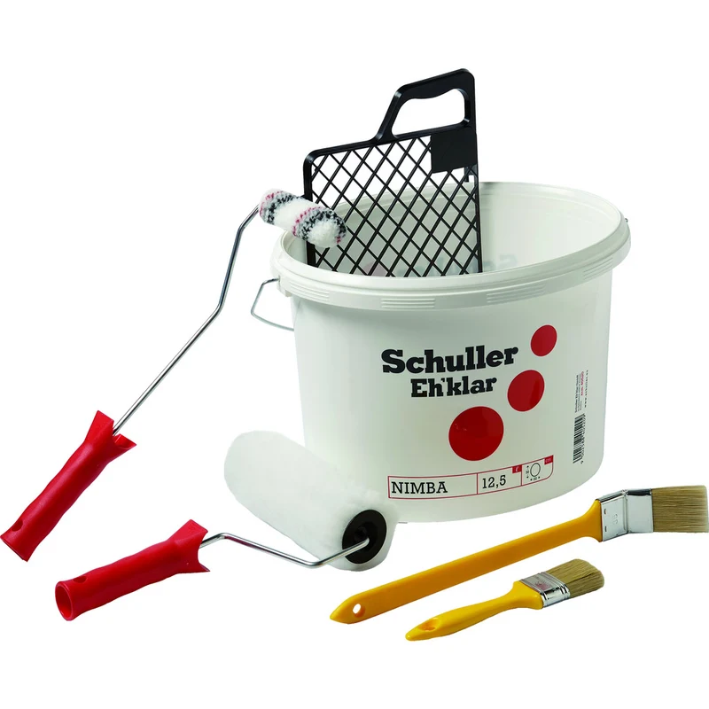 Malerset mit Farbeimer
