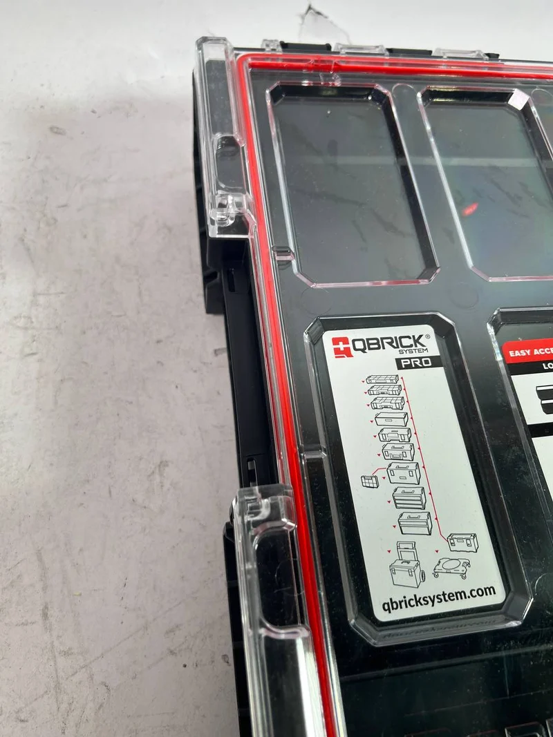 Qbrick System PRO 200 Organizer 452 x 358 x 79 mm 6 l stapelbar IP54 - Beschädigt