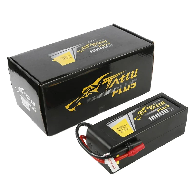 Tattu Plus 10000mAh 22,2V 25C 6S1P Lipo Akkupack mit AS150+XT150 Stecker