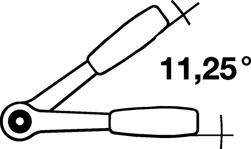 HAZET Hebelumschaltknarre 1116/2, 1 Zoll, 32 Zähne, CV-Stahl, verchromt