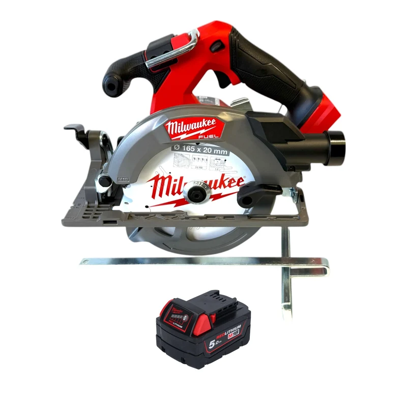 Milwaukee M18 FCS552-501 Akku Handkreissäge 18 V 165 mm Brushless + 1x Akku 5,0 Ah - ohne Ladegerät