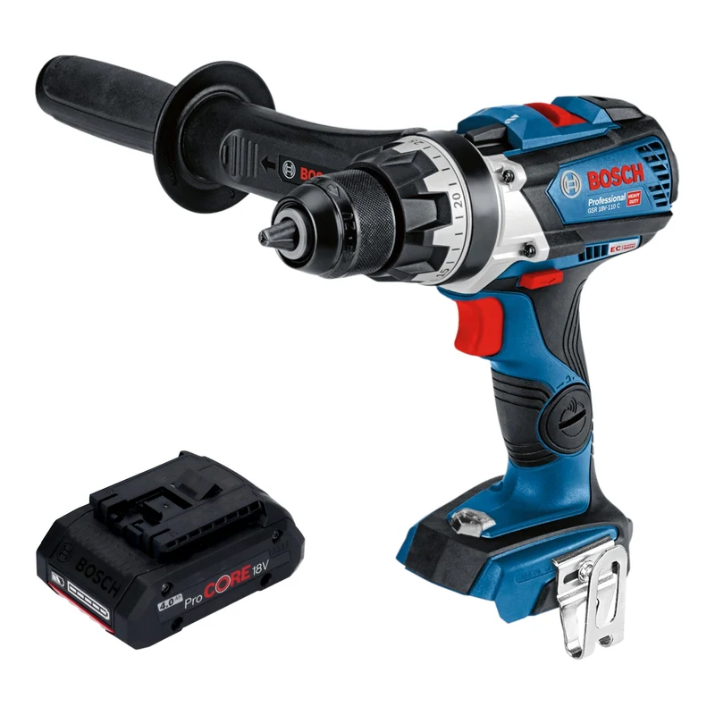 Bosch GSR 18V-110 C Professional Akku Bohrschrauber 18 V 110 Nm Brushless + 1x ProCORE Akku 4,0 Ah - ohne Ladegerät