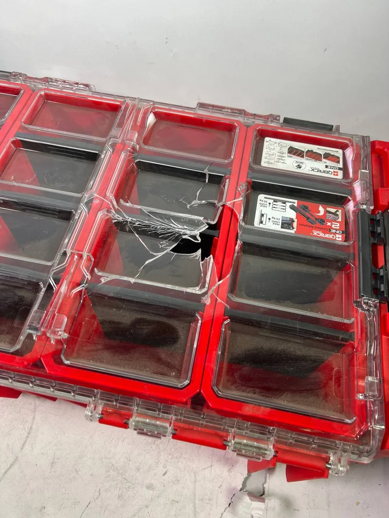Qbrick System ONE Organizer 2XL RED ULTRA HD Custom - Beschädigt
