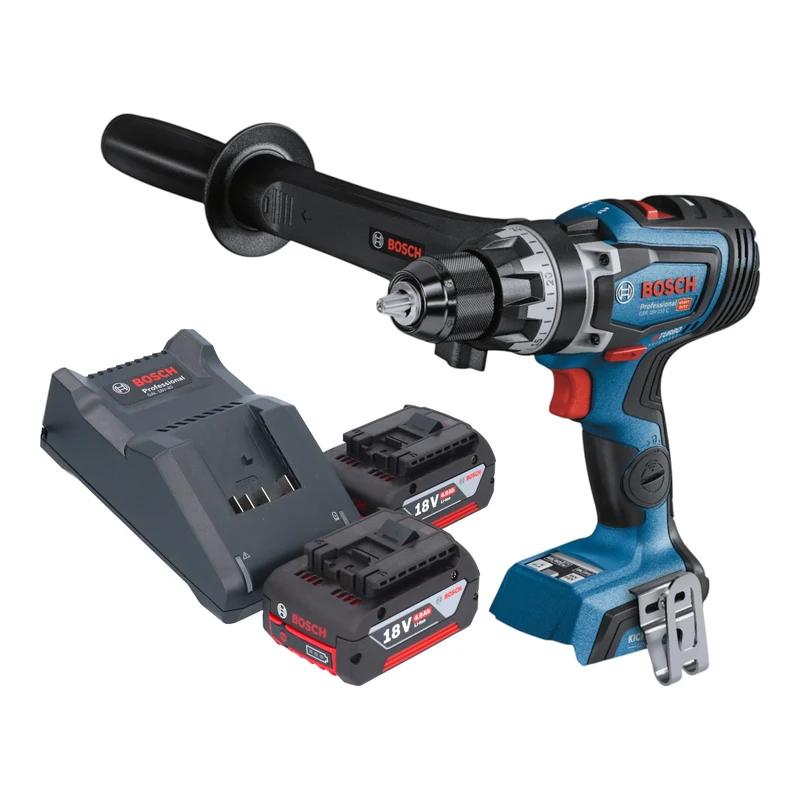 Bosch GSR 18V-150 C Professional Akku Bohrschrauber 18 V 150 Nm Brushless + 2x Akku 4,0 Ah + Ladegerät
