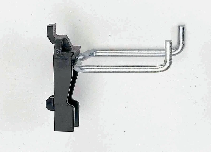 RAACO Werkzeughakenset L.50mm 3tlg. – Hammerhalter für Werkzeugschränke, Clip 4–50mm