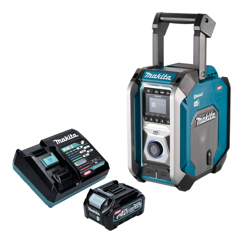 Makita MR 007 GD101 Akku Baustellenradio 12 - 40 V max. Bluetooth DAB+ USB + 1x Akku 2,5 Ah + Ladegerät