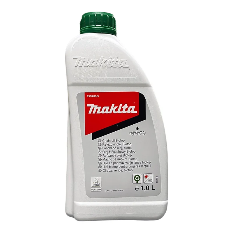 Makita Sägekettenöl Biotop 1 Liter Hochleistungssägekettenöl ( 1910U0-9 )