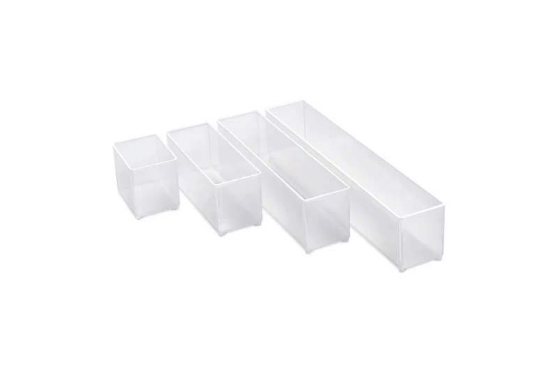 RAACO Einsatz 55 A9-1 39x55x47 mm aus PP, transparent