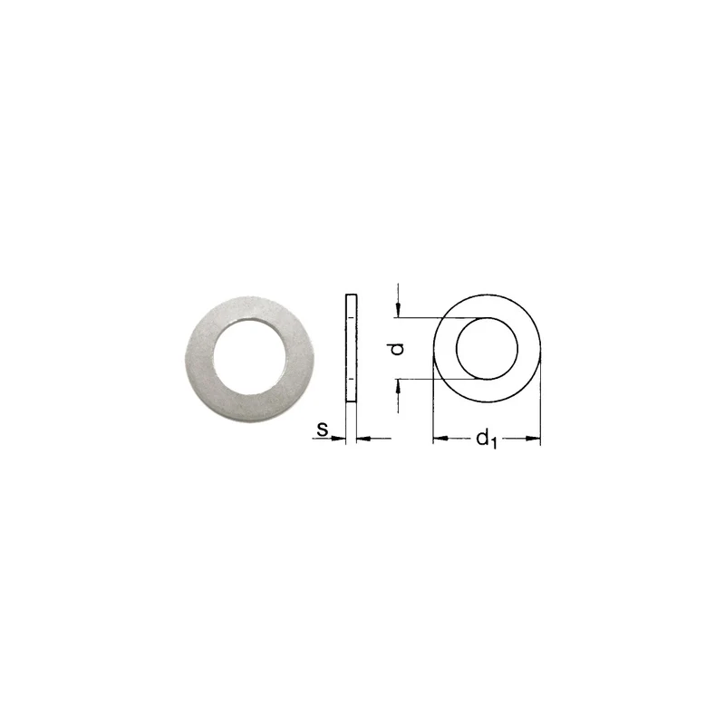 DIN 125 A / ISO 7089 Scheiben Niro A2