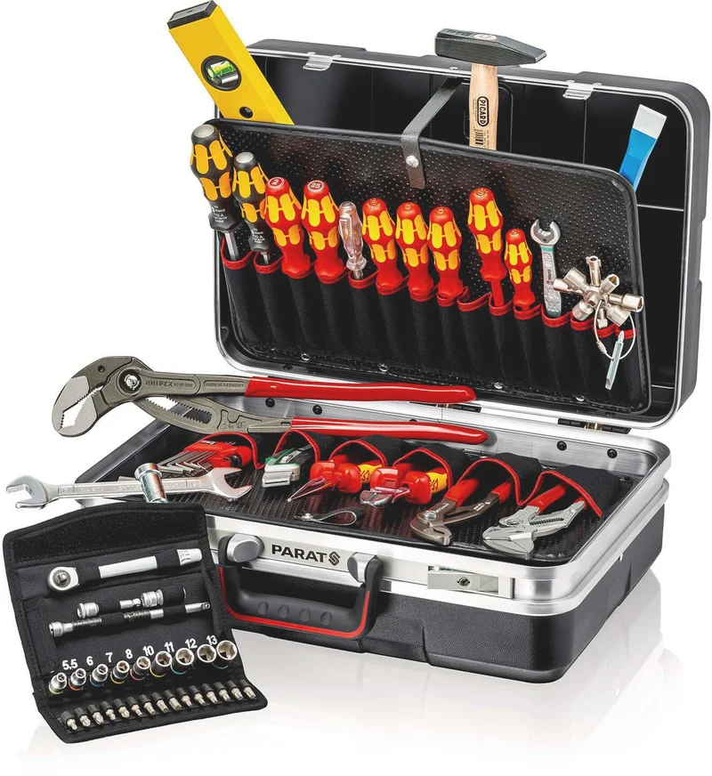 KNIPEX Werkzeugsortiment Vision 27 Sanitär 52-teilig im Hartschalenkoffer