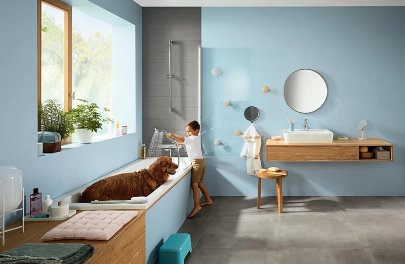 HANSGROHE Brauseset CROMA SELECT E MULTI Bsta Unica´Croma we/chr