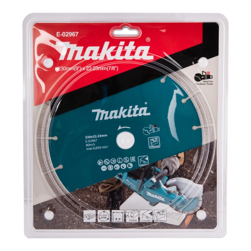 Makita Diamanttrennscheibe 230 x 22,23 mm ( E-02967 ) für Trennschleifer