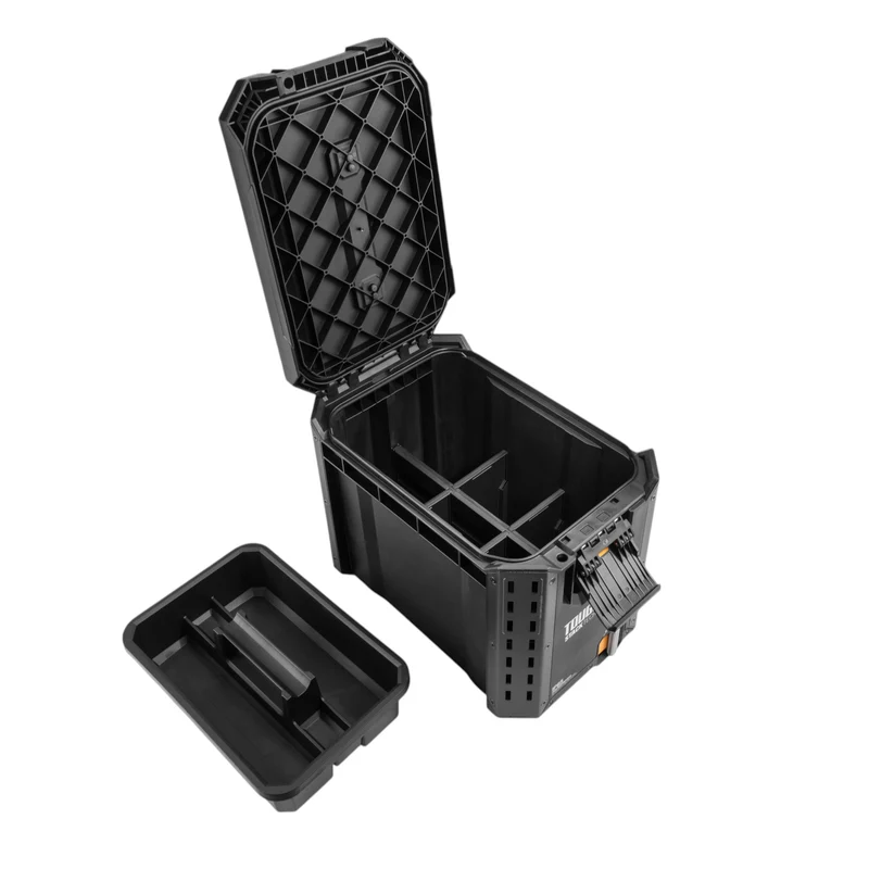 Toughbuilt STACKTECH TB-B1-B-60C kompakte Werkzeugkiste Koffer Box + 5x Trennwand + Inlay IP65