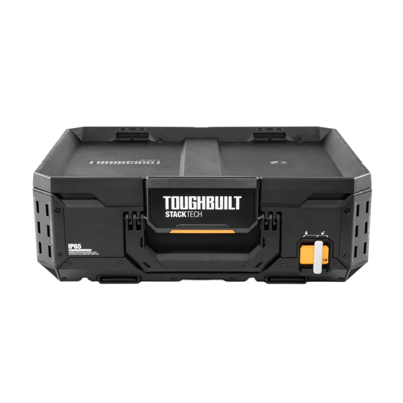 Toughbuilt STACKTECH TB-B1-B-30 Werkzeugkiste Box 53 x 40 x 18 cm IP65 + 2x Inlay mit Deckel + 2x Inlay + 4x Trennwand