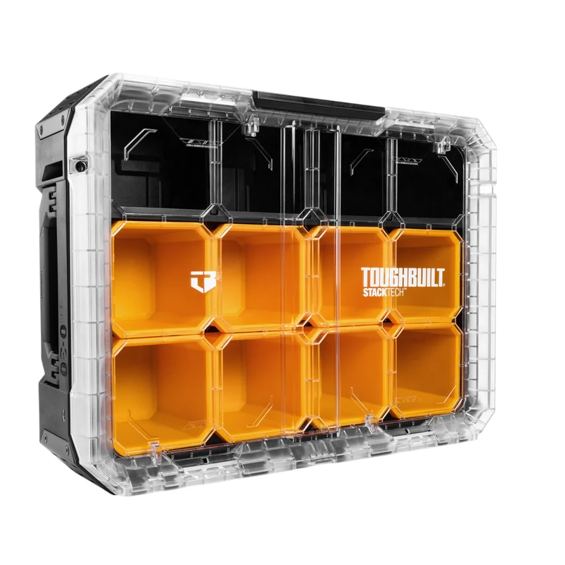 Toughbuilt STACKTECH TB-B1-O-30 Organizer 53 x 40 x 18 cm + 8x Inlay + 4x Trennwand
