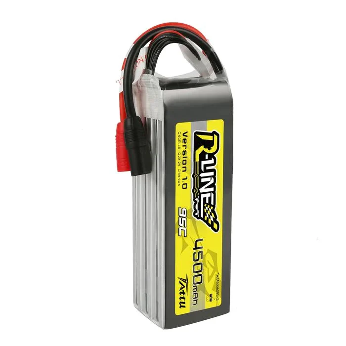 Tattu R-Line 22.2V 4500mAh 6S 95C FPV Lipo Akku mit AS150 Stecker