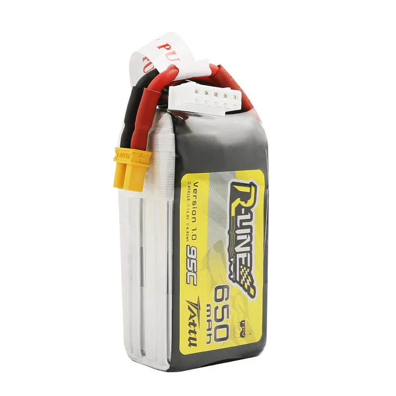 Tattu R-Line 650mAh 14.8V 4S1P 95C Lipo Akku