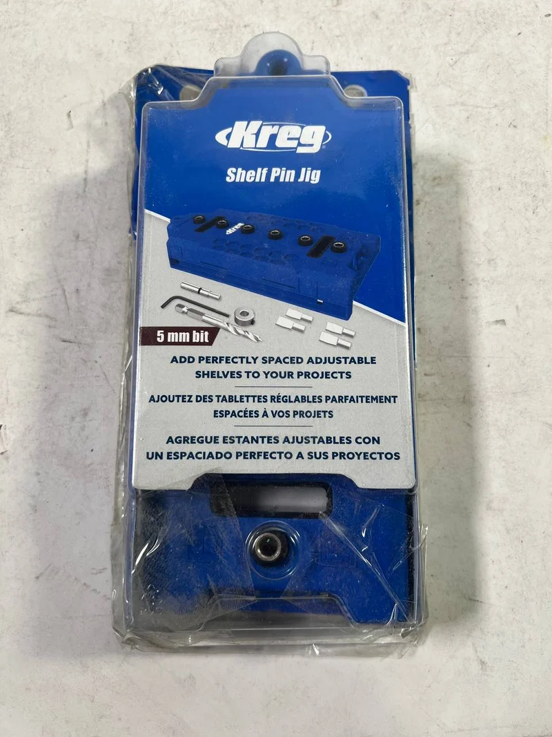 Kreg LR32 Lochreihen Bohrschablone 32 mm blau - Unvollständig