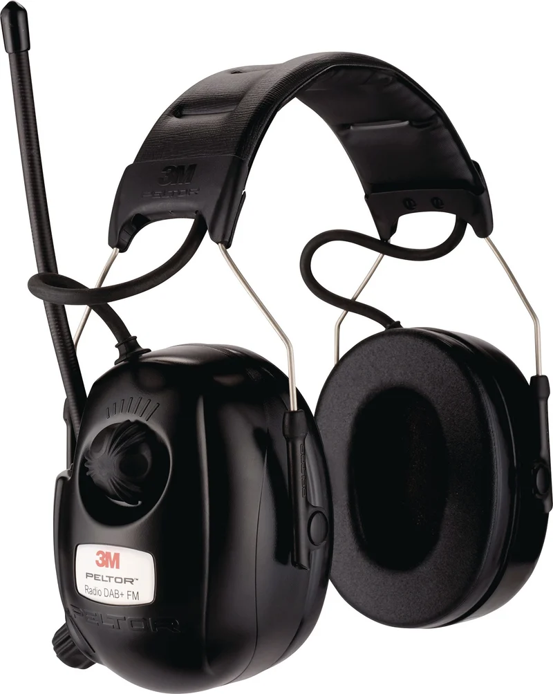 3M PELTOR Gehörschutzradio DAB+ FM mit sprachgeführtem Menü, SNR 31 dB