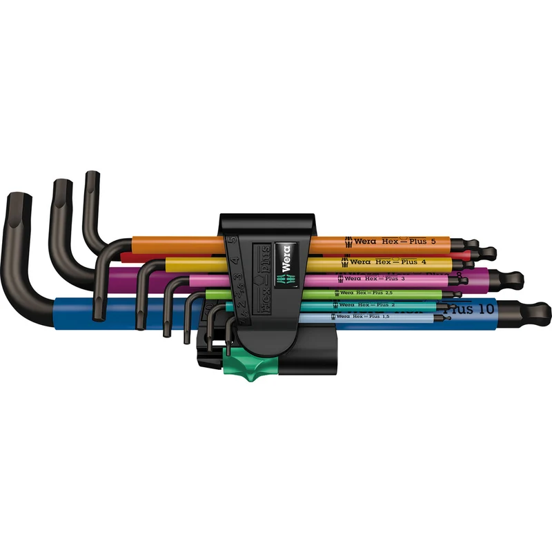 Winkelschlüsselsatz 950/9 Hex-Plus Multicolour 1 SB, 9-teilig