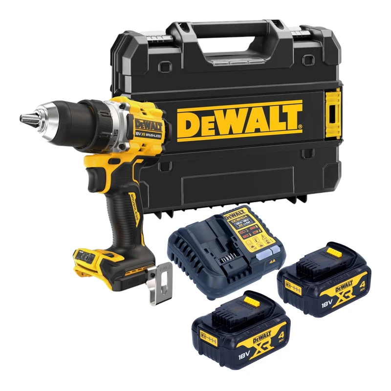 DeWalt DCD 800 M2T Akku Bohrschrauber 18 V 90 Nm Brushless + 2x Akku 4,0 Ah + Ladegerät + TSTAK