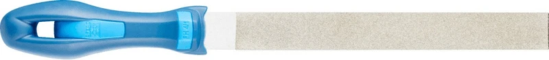 PFERD Diamant-Werkstattfeile 200 mm D151, flachstumpf, Form A, mit Ergonomie-Feilenheft