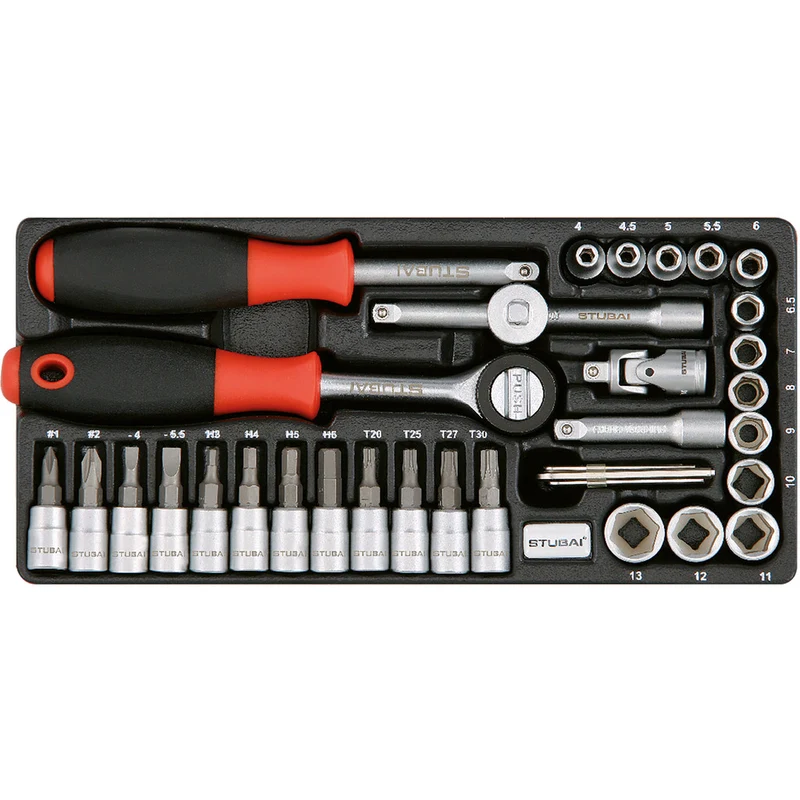 Steckschlüssel-Satz 1/4" / 36-teilig