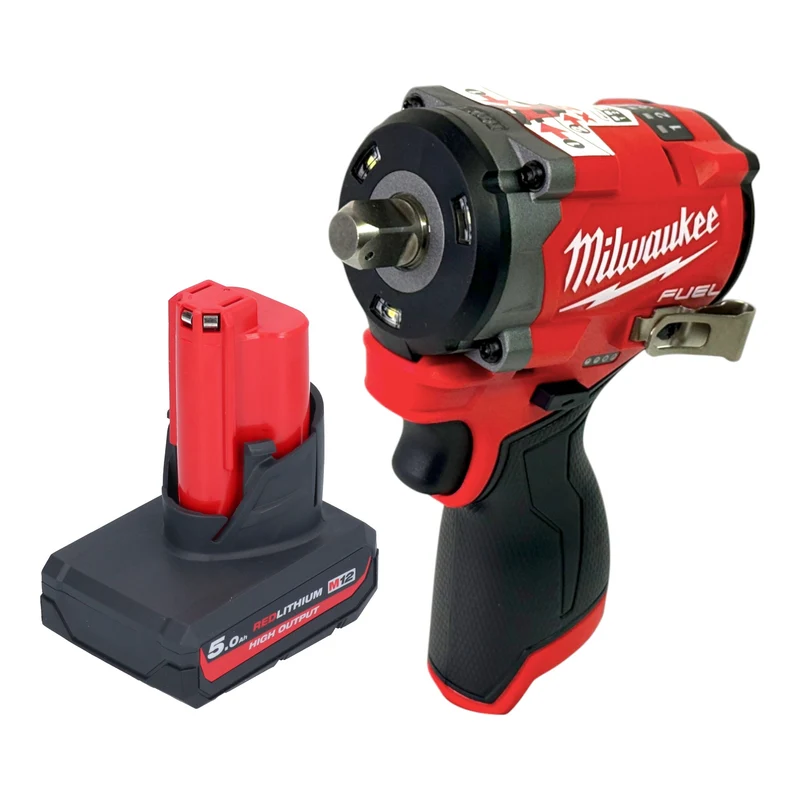 Milwaukee M12 FCIWP12G3-501 Akku Schlagschrauber 12 V 542 Nm 1/2" Brushless + 1x Akku 5,0 Ah - ohne Ladegerät