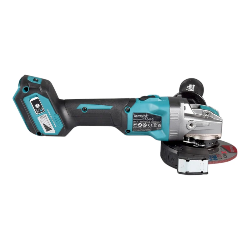Makita GA 041 GD101 Akku Winkelschleifer 40 V max. 125 mm X-LOCK Brushless + 1x Akku 2,5 Ah + Ladegerät