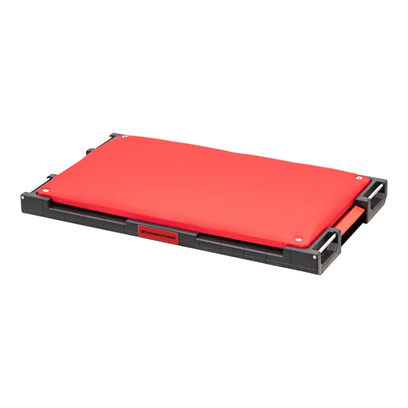 Toolbrothers RHINO XXL Multi Adapter Platte + abnehmbares Sitzpolster in Rot für Deine mobile Werkstatt