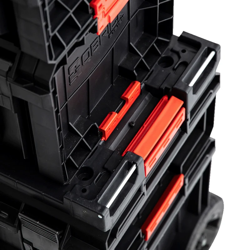 Toolbrothers RHINO XXL Multi Adapter Platte + abnehmbares Sitzpolster in Rot für Deine mobile Werkstatt