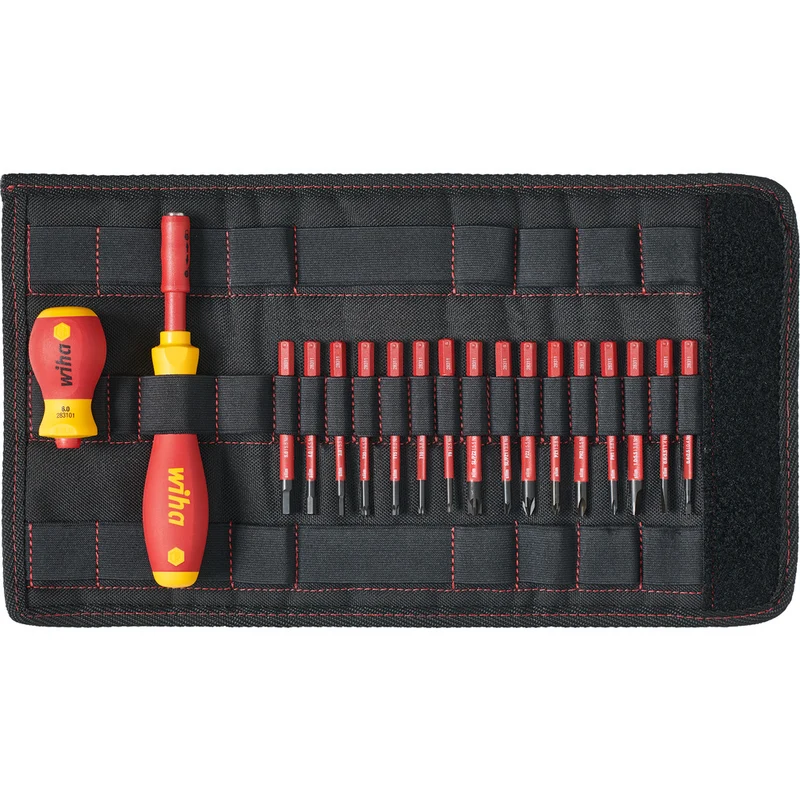 Schraubendreher und Bit-Set slimVario 19-tlg. inkl. Falttasche