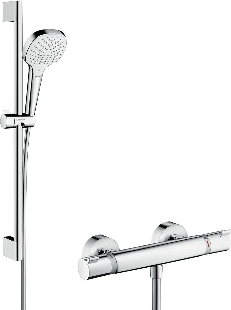 HANSGROHE Brausekombi CROMA SELECT E VARIO Shower Set 900mm we/chr