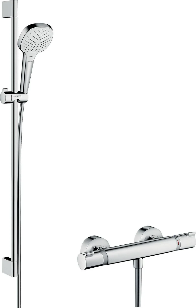 HANSGROHE Brausekombi CROMA SELECT E VARIO Shower Set 900mm we/chr