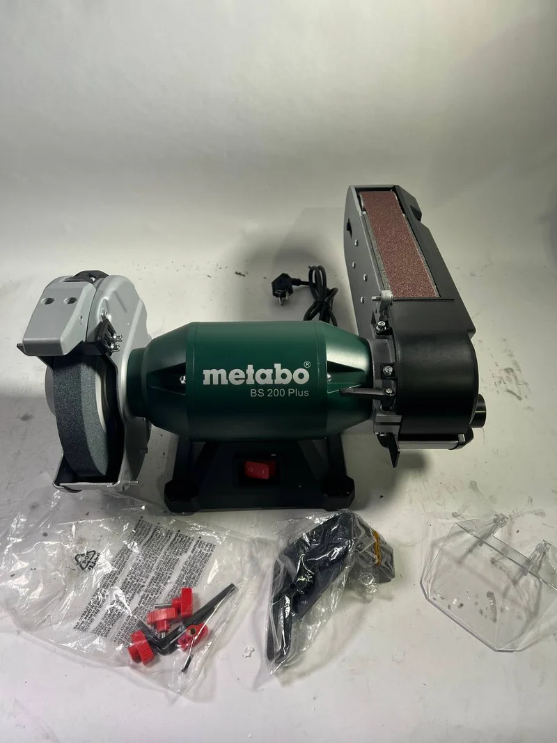 Metabo BS 200 Plus 600W Kombi Bandschleifmaschine (604220000) - „Herstellergeprüft & überholt“