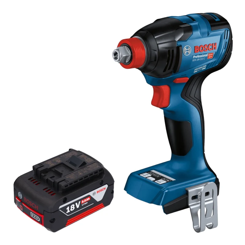 Bosch GDX 18V-210 C Professional Akku Drehschlagschrauber 18 V 210 Nm Brushless + 1x Akku 5,0 Ah - ohne Ladegerät