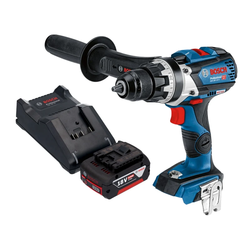 Bosch GSR 18V-110 C Professional Akku Bohrschrauber 18 V 110 Nm Brushless + 1x Akku 5,0 Ah + Ladegerät