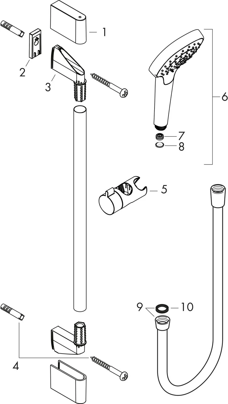 HANSGROHE Brauseset CROMA SELECT S 1jet Bsta Unica´Croma