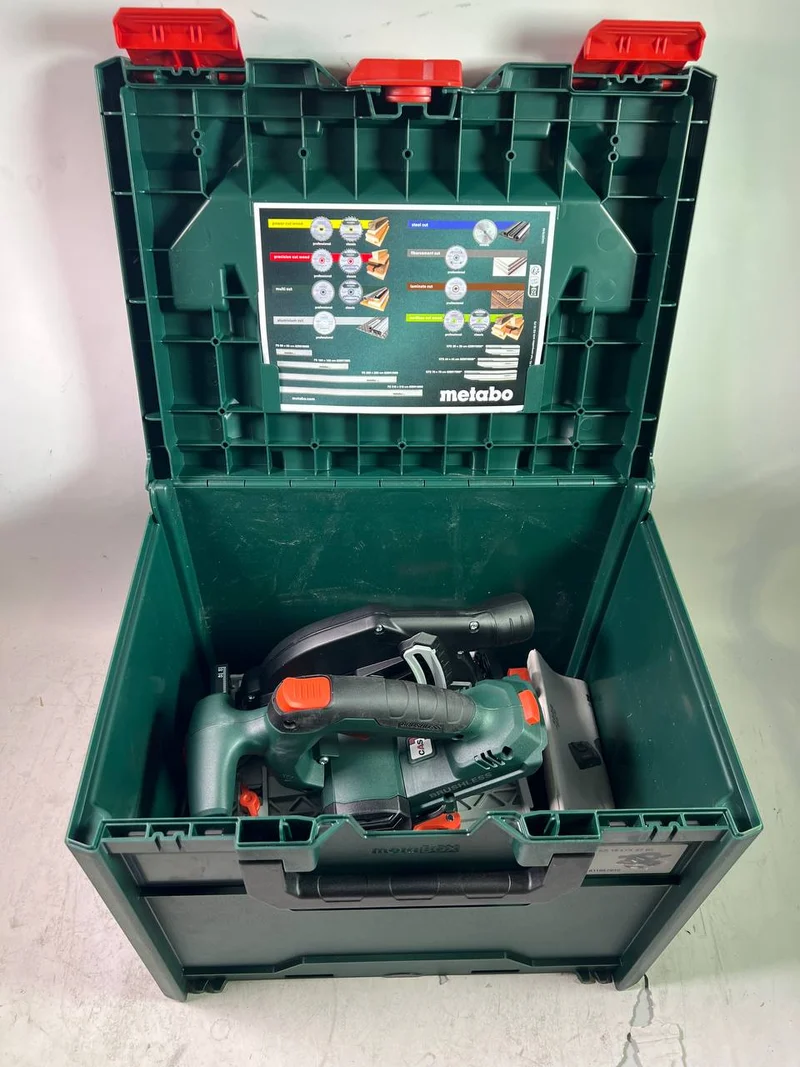 Metabo KS 18 LTX 57 Akku-Handkreissäge 18V 165 x 20 mm + metaBOX ( 601857840 ) - Leicht Gebraucht