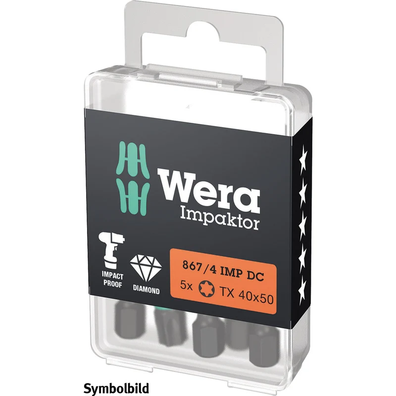 DIY Impaktor Bits 867/4 IMP DC TORX®