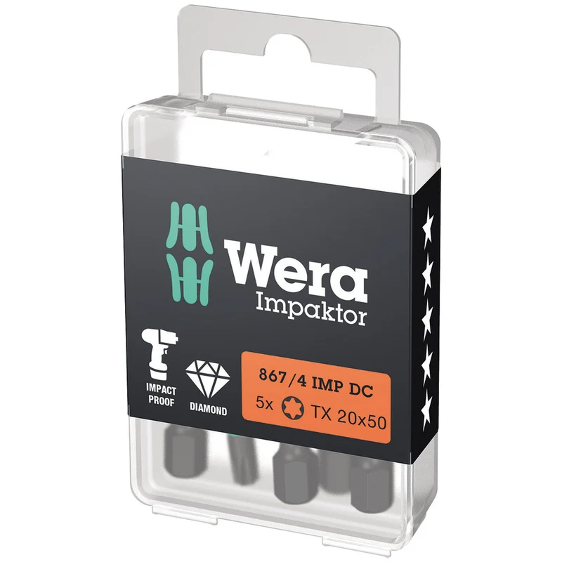 DIY Impaktor Bits 867/4 IMP DC TORX®