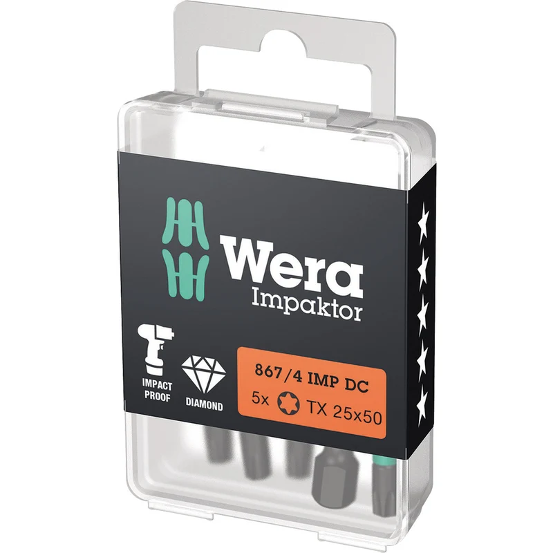 DIY Impaktor Bits 867/4 IMP DC TORX®