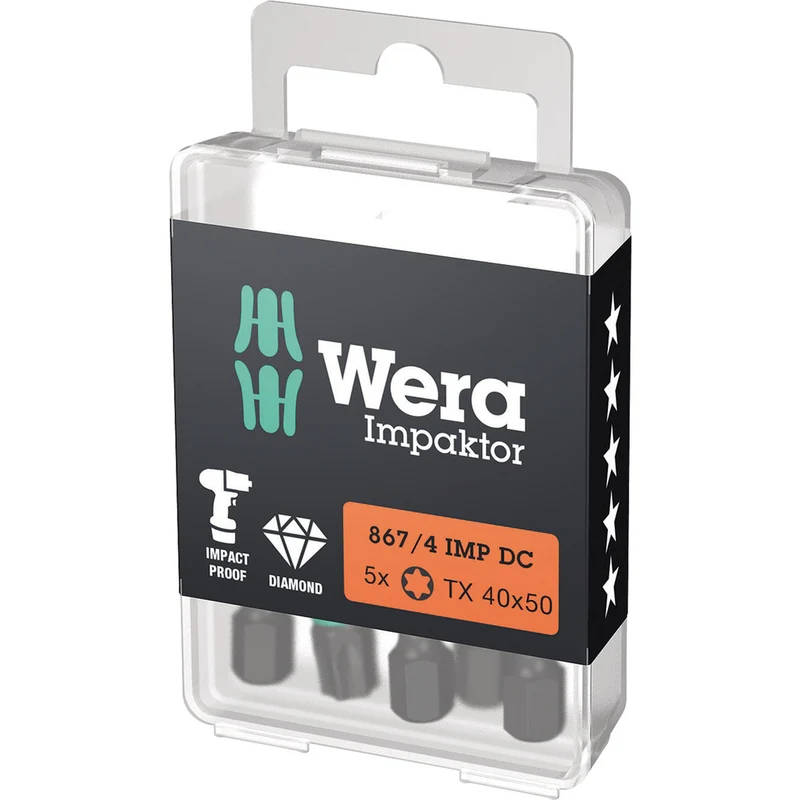 DIY Impaktor Bits 867/4 IMP DC TORX®