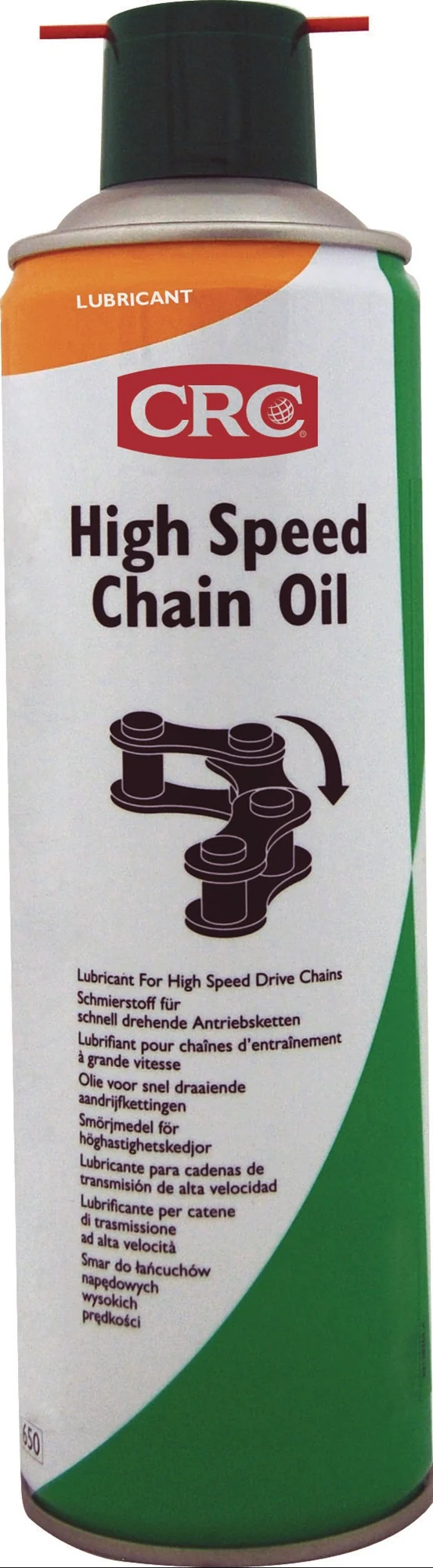 CRC HIGH SPEED CHAIN OIL Kettenschmierstoff 500 ml – 12er Pack, wasserfest & O-Ring-sicher