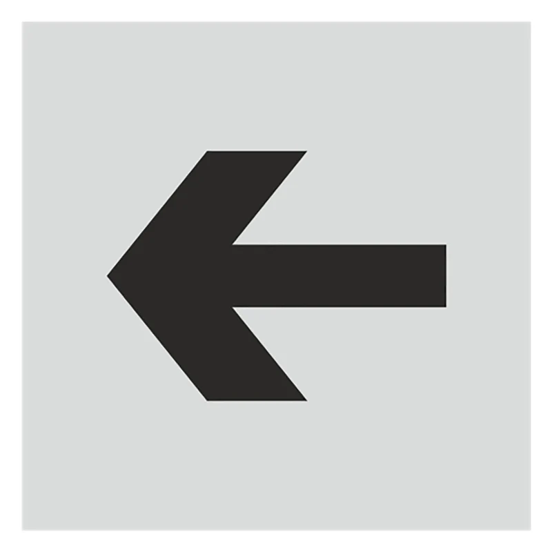 Türschild - Pfeil