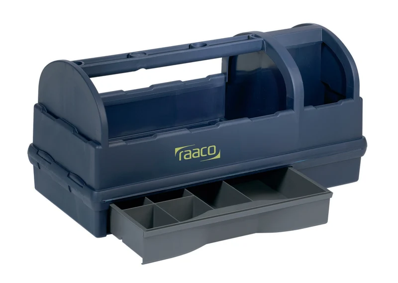 raaco Werkzeugträger Open Toolbox B.476xT.228xH.230mm dkl.-blau, a.PP – 4 Stk.